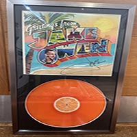  Signed Albums Jake Owen Signed Vinyl Frame